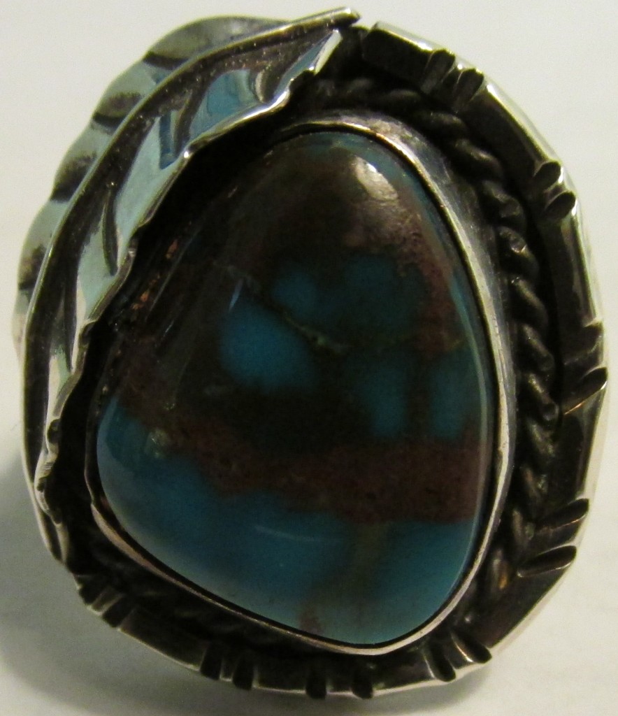 High grade Bisbee Turquoise ring
