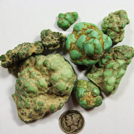 Damale Turquoise Rough Nuggets