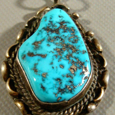 Morenci Turquoise pendant